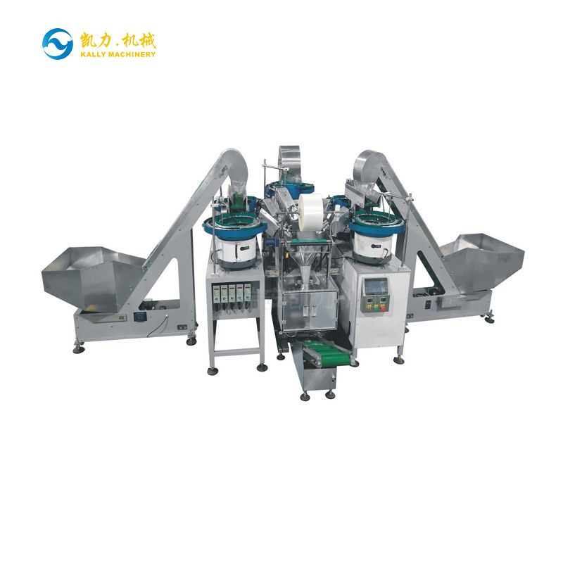 裝飾蓋包裝機，塑料孔蓋孔塞與尼龍堵頭計數袋裝機